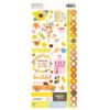 American Crafts - Paige Evans - Garden Shoppe 6x12 Sticker sheet (98 Piece)