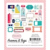 Carta Bella - Let's Travel Ephemera Die-Cuts (33 Piece)