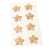 Crate Paper - Busy Sidewalks Gold Resin Stars Sticker (8 Piece)