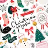 Crate Paper - Hey, Santa 12x12 Chipboard Stickers (54 Piece)