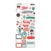 Crate Paper - Hey, Santa 6x12 Sticker Sheet (70 Piece)