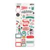 Crate Paper - Hey, Santa 6x12 Sticker Sheet (70 Piece)