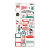 Crate Paper - Hey, Santa 6x12 Sticker Sheet (70 Piece)