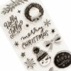 Crate Paper - Hey, Santa Acrylic Stamps (16 Piece)
