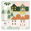Crate Paper - Holly Jolly Holiday - 3D Christmas Village Specialty Paper (2 sheets)