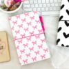Freckled Fawn Pocket Travelers Notebook - Pink Bows