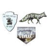Heidi Swapp - Wolf Pack Embossed Stickers (10 Piece)