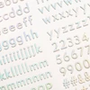 Heidi Swapp - Old School Chipboard Alpha Thickers (183 Piece)