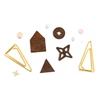 Pink Paislee - Again & Again Sparkle Set - Paperclips & Veneer Shapes & Sequins (128 Piece)