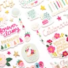 Pink Paislee - And Many More Foam and Chipboard Phrase Thickers - Party Time (42 Piece)