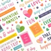 American Crafts - Paige Evans - Go the Scenic Route Puffy Phrase Thickers (154 Piece)