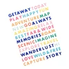 American Crafts - Paige Evans - Go the Scenic Route Puffy Word Sticker (146 Piece)
