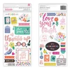Pink Paislee - Paige Evans Oh My Heart Good Life Chipboard