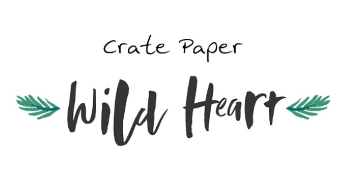 Scrapbook Collections Crate Paper Wild Heart Pink And Paper Scrapbooking Shop