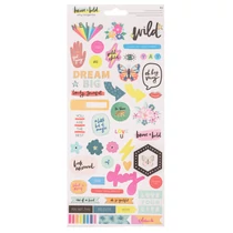 American Crafts - Amy Tangerine - Brave and Bold 6x12 matrica (93 Piece) American Crafts - Amy Tangerine - Brave and Bold 6x12 matrica (93 Piece)