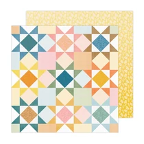American Crafts - Paige Evans - Bungalow Lane 12x12 Paper 8 American Crafts - Paige Evans - Bungalow Lane 12x12 Paper 8