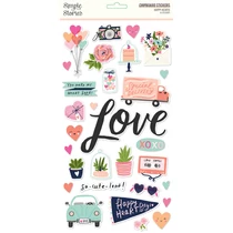 Simple Stories - Happy Hearts 6x12 Chipboard Simple Stories - Happy Hearts 6x12 Chipboard