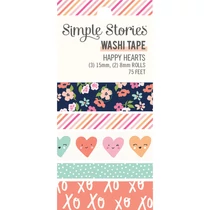 Simple Stories - Happy Hearts Washi Tape Simple Stories - Happy Hearts Washi Tape