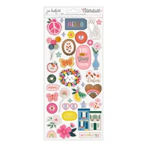 American Crafts - Jen Hadfield - Stardust 6x12 Sticker Sheet (77 Piece) American Crafts - Jen Hadfield - Stardust 6x12 Sticker Sheet (77 Piece)