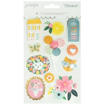 American Crafts - Jen Hadfield - Stardust 3D matrica (11 Piece) American Crafts - Jen Hadfield - Stardust 3D matrica (11 Piece)