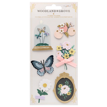 American Crafts - Maggie Holmes Woodland Grove Layered Stickers