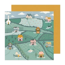 American Crafts - Maggie Holmes - Parasol 12x12 Paper - Cher Maison