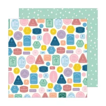 American Crafts - Maggie Holmes - Round Trip 12x12 Paper - Passport American Crafts - Maggie Holmes - Round Trip 12x12 Paper - Passport