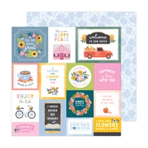 American Crafts - Paige Evans - Garden Shoppe 12x12 Paper - 1 American Crafts - Paige Evans - Garden Shoppe 12x12 Paper - 1