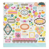 American Crafts - Paige Evans - Splendid 12x12 Chipboard Sticker (69 Piece) American Crafts - Paige Evans - Splendid 12x12 Chipboard Sticker (69 Piece)