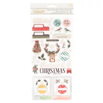 American Crafts - Vicki Boutin - Warm Wishes Chipboard Thickers American Crafts - Vicki Boutin - Warm Wishes Chipboard Thickers