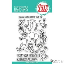 Avery Elle Clear Stamp - Toucan Party Avery Elle Clear Stamp - Toucan Party