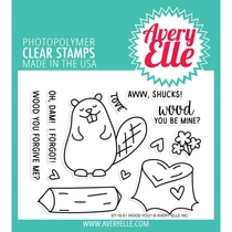Avery Elle Clear Stamp - Wood You Avery Elle Clear Stamp - Wood You