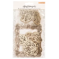 Crate Paper - Fresh Bouquet Wood Veneer (6 Piece) Crate Paper - Fresh Bouquet Wood Veneer (6 Piece)