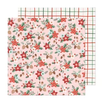 Crate Paper - Mittens and Mistletoe 12x12 Paper - Happiest Holiday