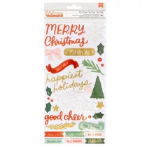 Crate Paper - Mittens and Mistletoe pufi feliratok - All is Bright Crate Paper - Mittens and Mistletoe pufi feliratok - All is Bright