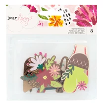 Dear Lizzy - New Day Die-Cut Wood Veneer (8 Piece) Dear Lizzy - New Day Die-Cut Wood Veneer (8 Piece)