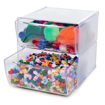 Deflecto Cube Storage Organizer - 2 Drawer