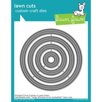 Lawn Cuts - Stitched Circle Frames Lawn Cuts - Stitched Circle Frames