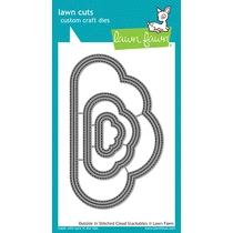 Lawn Fawn Die Set - Outside In Stitched Cloud Stackables