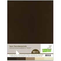 Lawn Fawn - 8.5x11 texturált alapkarton - barna(10 Sheets) Lawn Fawn - 8.5x11 texturált alapkarton - barna(10 Sheets)