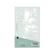 Lora Bailora - Stitch it! World Map Stencil Lora Bailora - Stitch it! World Map Stencil
