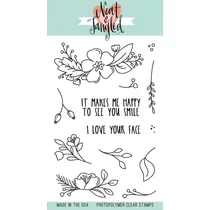 Neat and Tangled Stamp Set - Friendly Florals Neat and Tangled Stamp Set - Friendly Florals