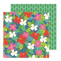 Pebbles - Chasing Adventures 12x12 Patterned Paper - Aloha Pebbles - Chasing Adventures 12x12 Patterned Paper - Aloha