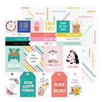 Pebbles - Hey, Hello 12x12 Paper - Birthday Sentiments Pebbles - Hey, Hello 12x12 Paper - Birthday Sentiments