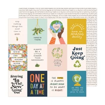 American Crafts - Jen Hadfield - Reaching Out 12x12 Paper - Reaching Out