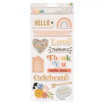 American Crafts - Jen Hadfield - Reaching Out Puffy Phrase Thicker (29 Piece) American Crafts - Jen Hadfield - Reaching Out Puffy Phrase Thicker (29 Piece)