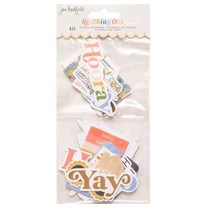 American Crafts - Jen Hadfield - Reaching Out Phrase kivágat  (40 db) American Crafts - Jen Hadfield - Reaching Out Phrase kivágat  (40 db)