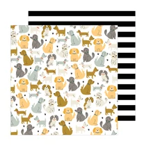 Pebbles - The Avenue 12x12 Paper - Puppy Park Pebbles - The Avenue 12x12 Paper - Puppy Park