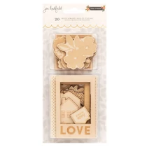 Pebbles - The Avenue Wood Veneers (20 Piece) Pebbles - The Avenue Wood Veneers (20 Piece)