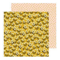 Pebbles - This is family 12x12 Patterned Paper - Golden Field Pebbles - This is family 12x12 Patterned Paper - Golden Field